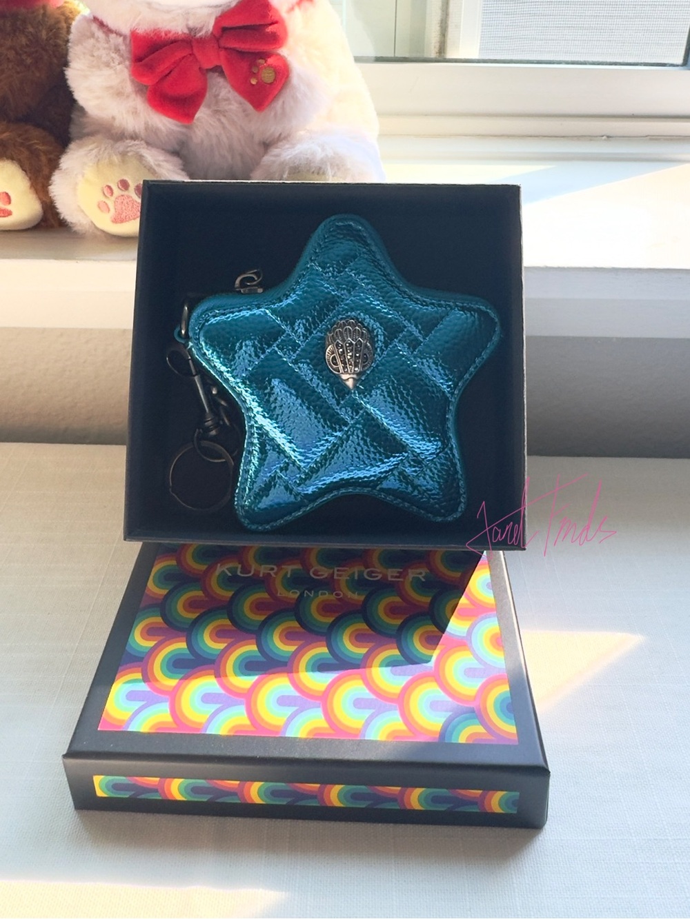 NWT ⭐️ KURT GEIGER LONDON BLUE KENSINGTON STAR CHARM